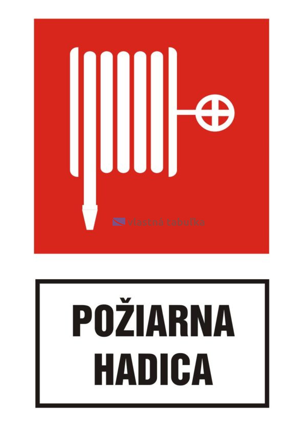 Požiarny štítok #F001