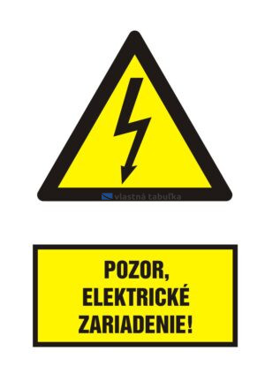 Výstražný štítok #W008