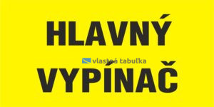 Elektroinštalačný štítok #K032