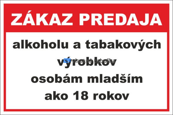 #NO001 Zákaz predaja